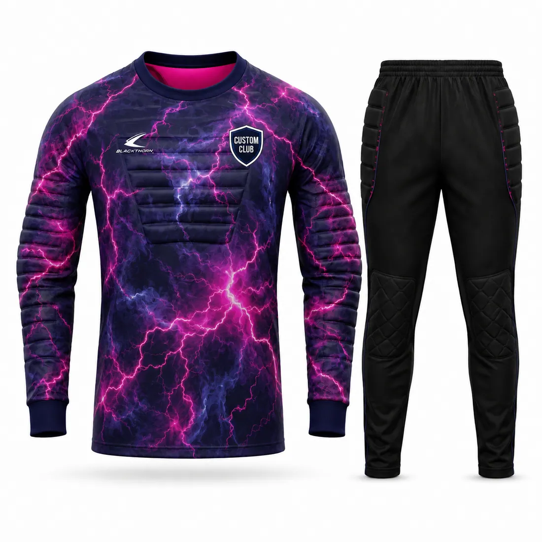 Padded Goalkeeper Kit — custom teamwear made to order by Blackthorn World