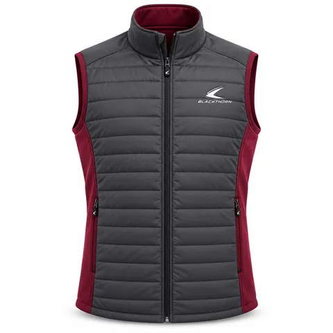 Quilted Hybrid Golf Gilet — view 3