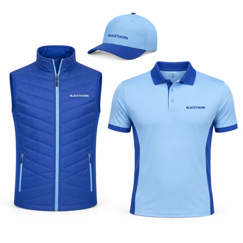 Golf Team & Tournament Bundle Pack — Polo, Gilet & Cap — custom golf wear by Blackthorn World