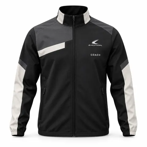 Graphite Block Softshell Coach Jacket
