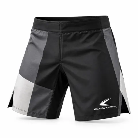 Graphite Block MMA Fight Shorts — Fightwear · Fight shorts by Blackthorn World