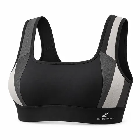 Graphite Block Sublimated Sports Bra