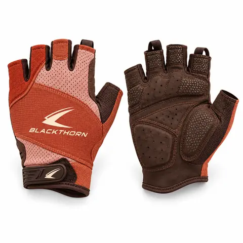 Gravel Cycling Gloves — Fingerless & Full Finger — clay — fingerless gravel mitt