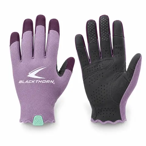 Gravel Cycling Gloves — Fingerless & Full Finger — lilac — women's full finger