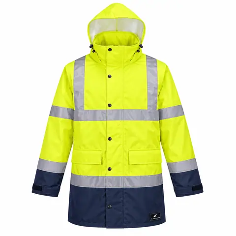 Hi-Vis Waterproof Rain Jacket — view 2