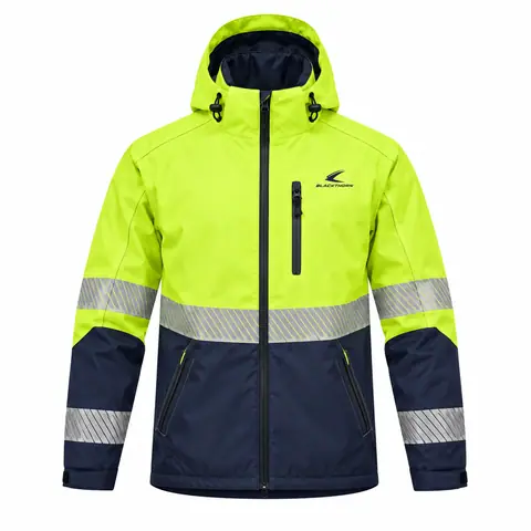 Hi-Vis Reflective Softshell Jacket — custom workwear by Blackthorn World