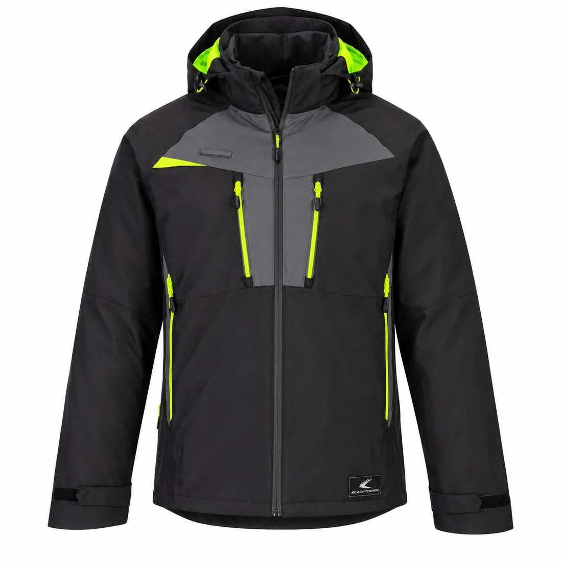 Hooded Insulated Work Jacket — custom workwear made to order by Blackthorn World