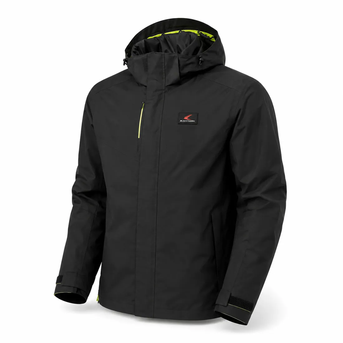 Hooded Waterproof Shell Jacket — custom outerwear made to order by Blackthorn World