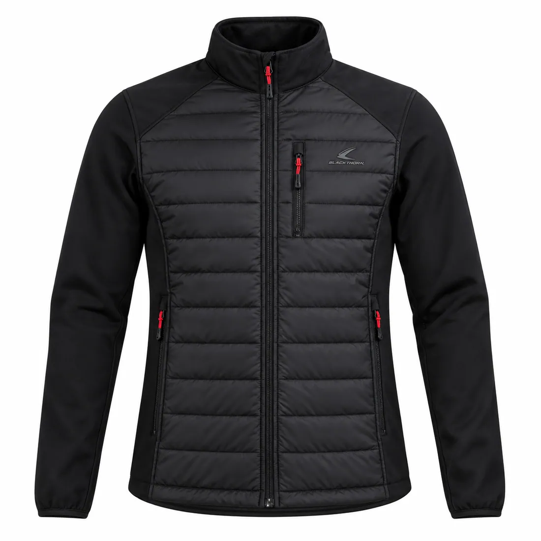 Hybrid Full-Zip Softshell Jacket — custom outerwear made to order by Blackthorn World