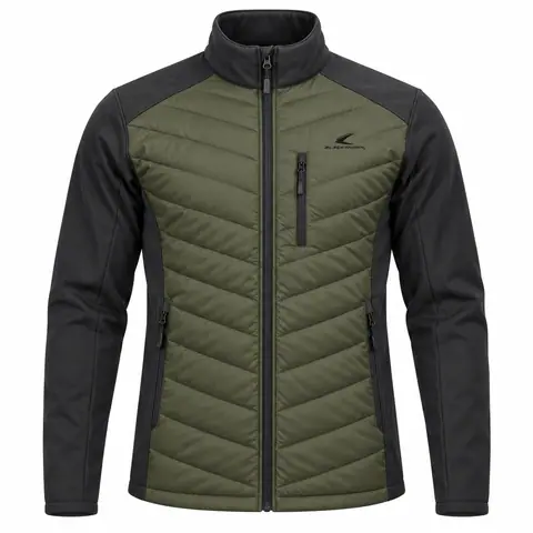 Hybrid Full-Zip Softshell Jacket — view 2