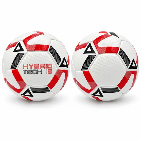 Hybrid Tech soccer ball — front and back