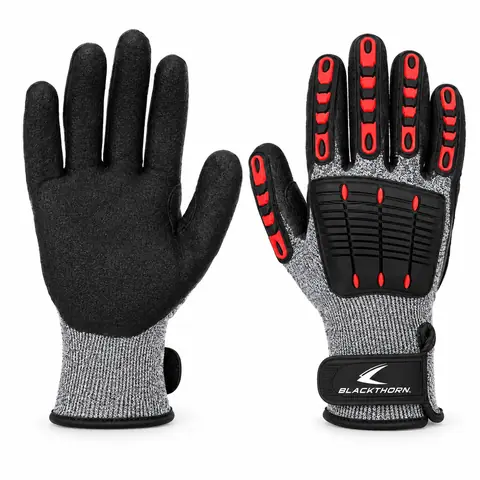 Impact Cut-Resistant Gloves with Knit Cuff — view 2