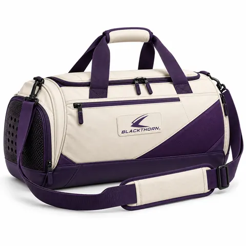 Ivory Violet Women's Fightwear Duffle — Duffle, kit & drawstring bags by Blackthorn World