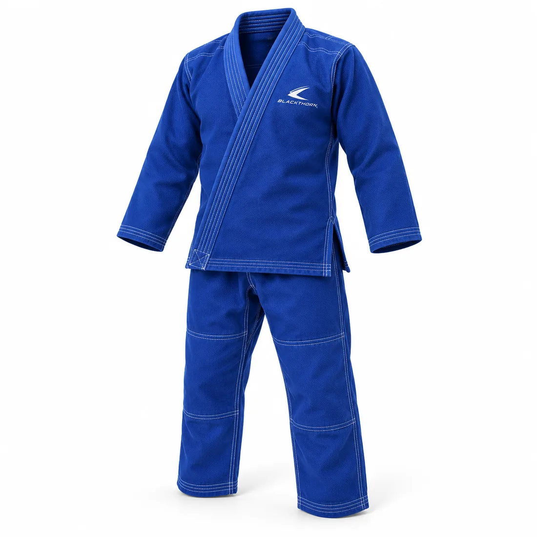 Kids Blue BJJ Gi — custom bjj gis by Blackthorn World