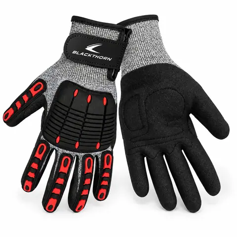 Knit Impact Gloves with Wrist Strap — custom gloves by Blackthorn World