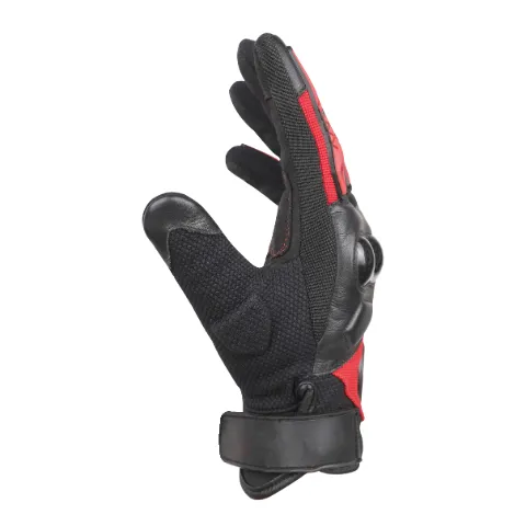 Knuckle-Guard Mesh Motorcycle Gloves — view 3