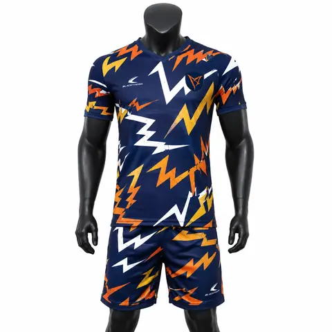 Lightning Sublimated Soccer Kit — custom teamwear by Blackthorn World