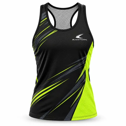 Lime Pulse Running Singlet — Teamwear · Team jerseys & club packs by Blackthorn World