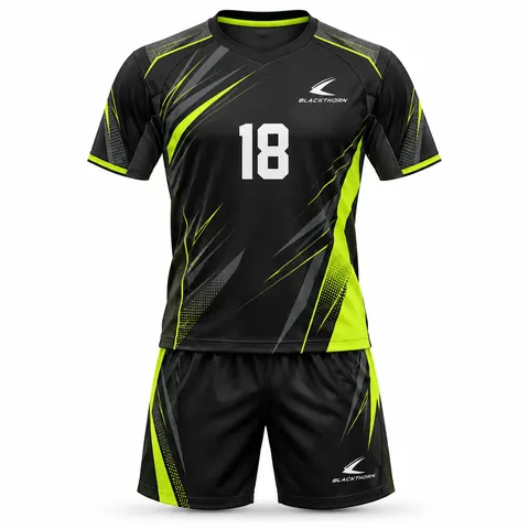 Lime Pulse Handball Kit — Teamwear · Team jerseys & club packs by Blackthorn World