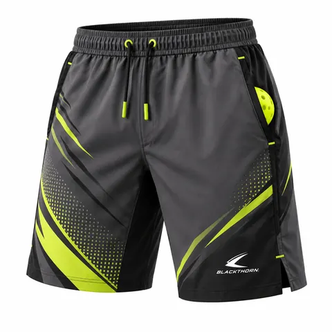 Lime Volt Pickleball Shorts — Teamwear · Pickleball wear by Blackthorn World