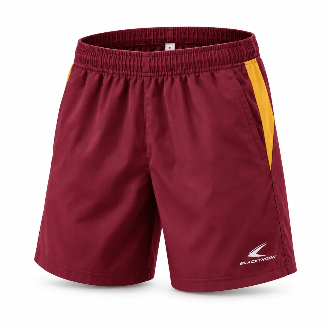 Maroon & Gold School Shorts — custom school shorts by Blackthorn World