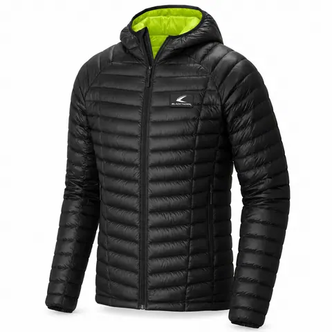 Micro-Baffle Packable Down Hooded Jacket — custom outerwear by Blackthorn World