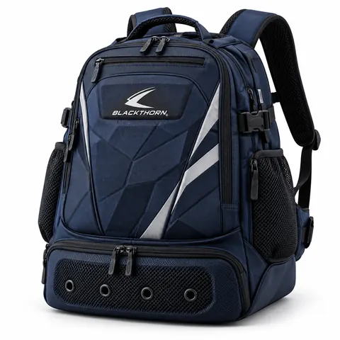 Midnight Silver Private Label Backpack — Backpacks by Blackthorn World