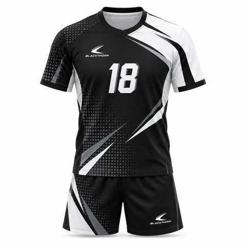Handbollsställ – svart/vit — Blackthorn World