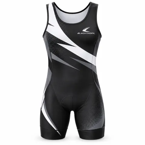 Monochrome Grid Rowing Unisuit — Teamwear · Team jerseys & club packs by Blackthorn World