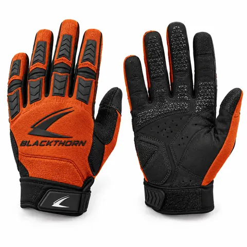 MTB Gloves — Trail, Enduro & Downhill — enduro orange — knuckle-protected enduro glove