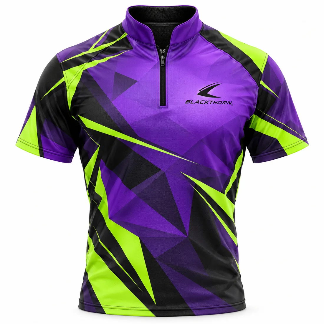 Purple Lime Youth Clay Team Jersey front, youth clay target jersey manufacturer