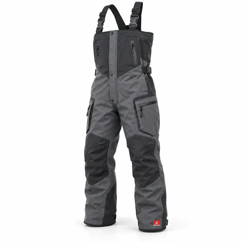 Charcoal & Slate Insulated Bib Overall, front view, waterproof insulated bib overall manufacturer