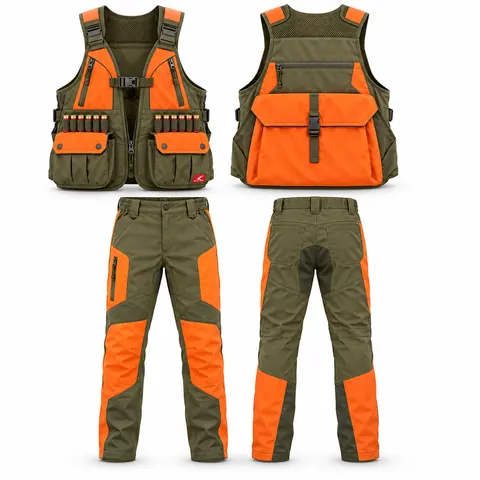 Olive Blaze Upland Vest & Brush Pants Set — Hunting & Tactical · Hunting jackets & suits by Blackthorn World