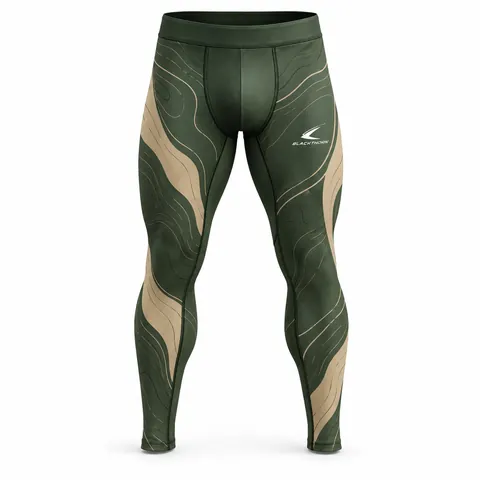 Olive Topo Grappling Spats