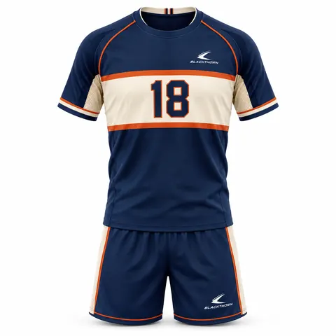 Handbollsställ – orange retro — Blackthorn World