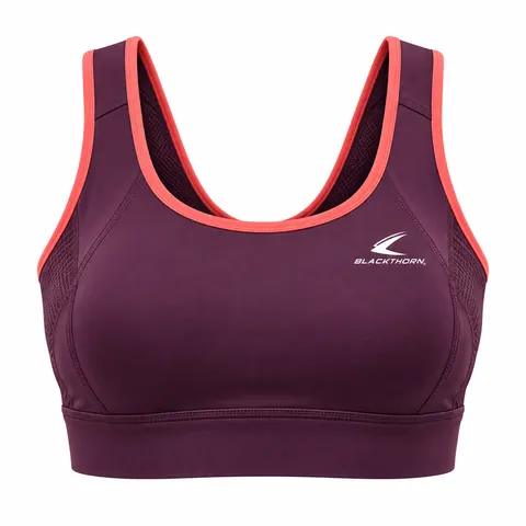 Plum Coral Fitness Racing Sports Bra — Activewear · Hyrox & Fitness Racing Wear by Blackthorn World