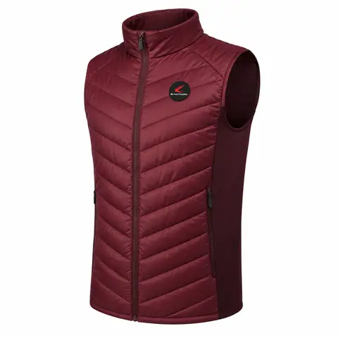 Chevron Quilted Padded Gilet — view 2
