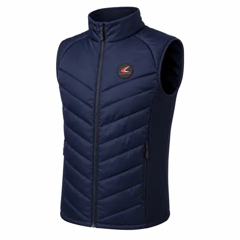 Chevron Quilted Padded Gilet — view 3
