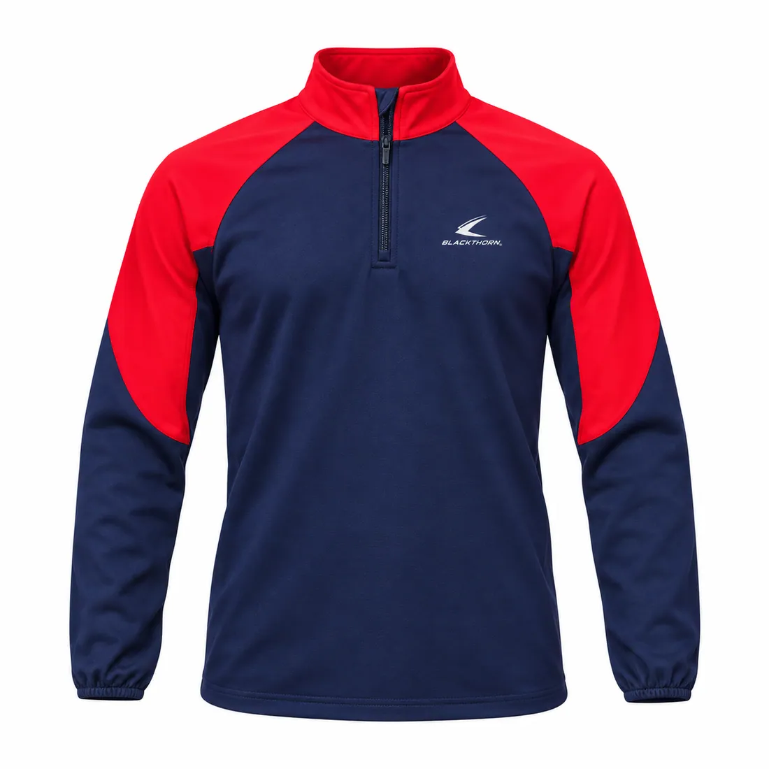 Raglan Contrast Quarter-Zip — custom teamwear made to order by Blackthorn World