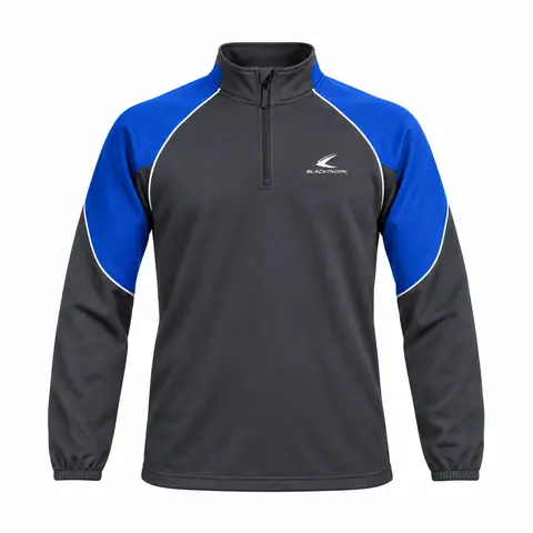 Raglan Contrast Quarter-Zip — view 2