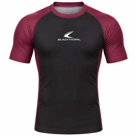 Raglan Contrast-Sleeve Rash Guard — view 5