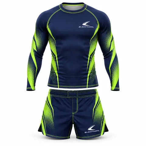 Sublimated Rash Guard and Fight Shorts Set — view 4