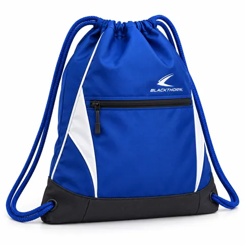 Royal Blue School Drawstring Gym Bag — custom schoolwear by Blackthorn World
