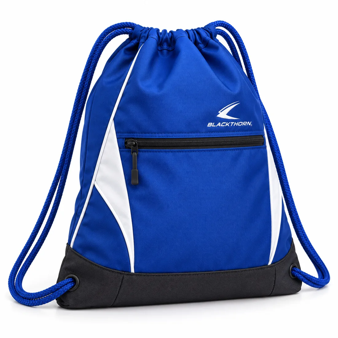 Royal Blue School Drawstring Gym Bag — custom school bags by Blackthorn World
