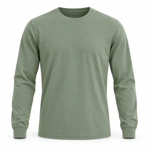 Sage Long-Sleeve Blank T-Shirt — wholesale blank t-shirts by Blackthorn World
