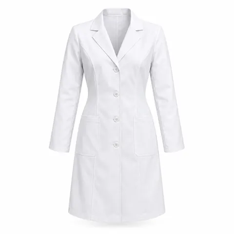 Slim-Fit Button Lab Coat — wholesale lab coats by Blackthorn World