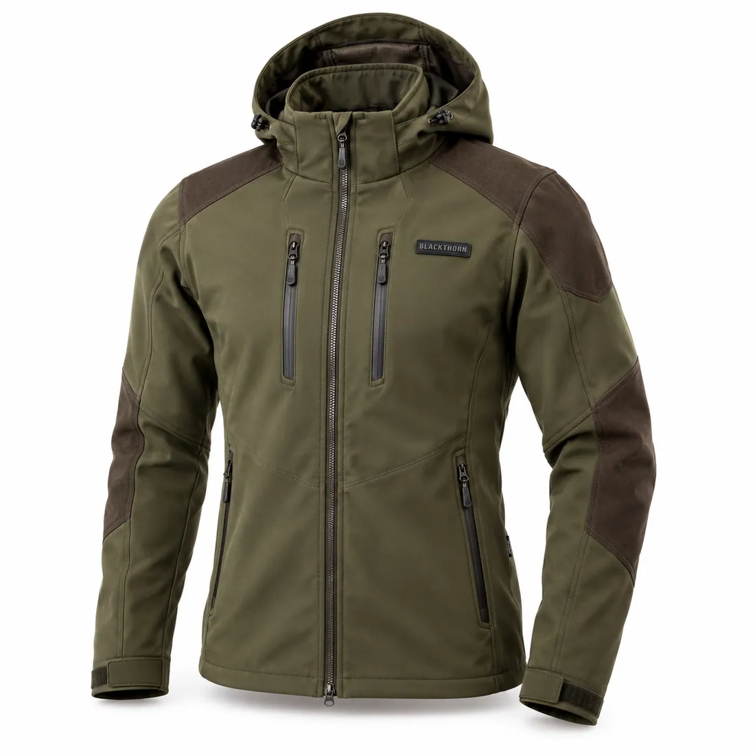 Softshell Hunting Jacket with Reinforced Shoulders — custom hunting & outdoor made to order by Blackthorn World