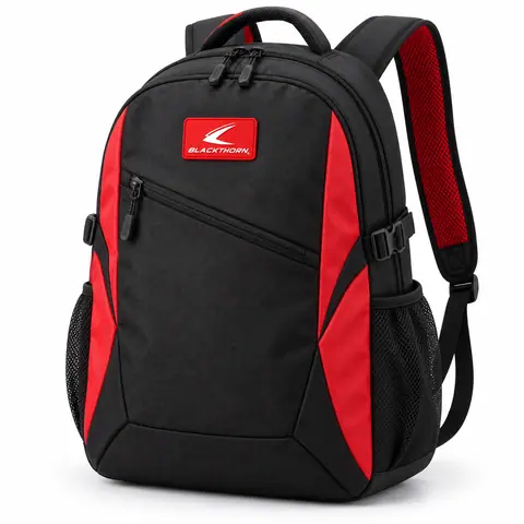 Colour-Block Sports Backpack — view 2
