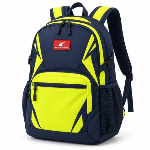 Colour-Block Sports Backpack — view 4