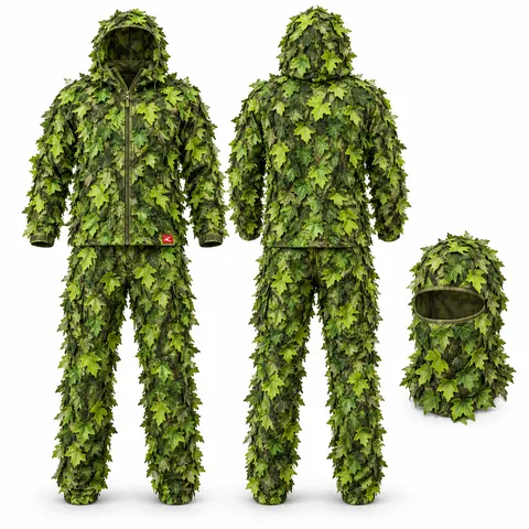 Spring Green 3D Leafy Suit — Hunting & Tactical · Ghillie suits & camouflage by Blackthorn World